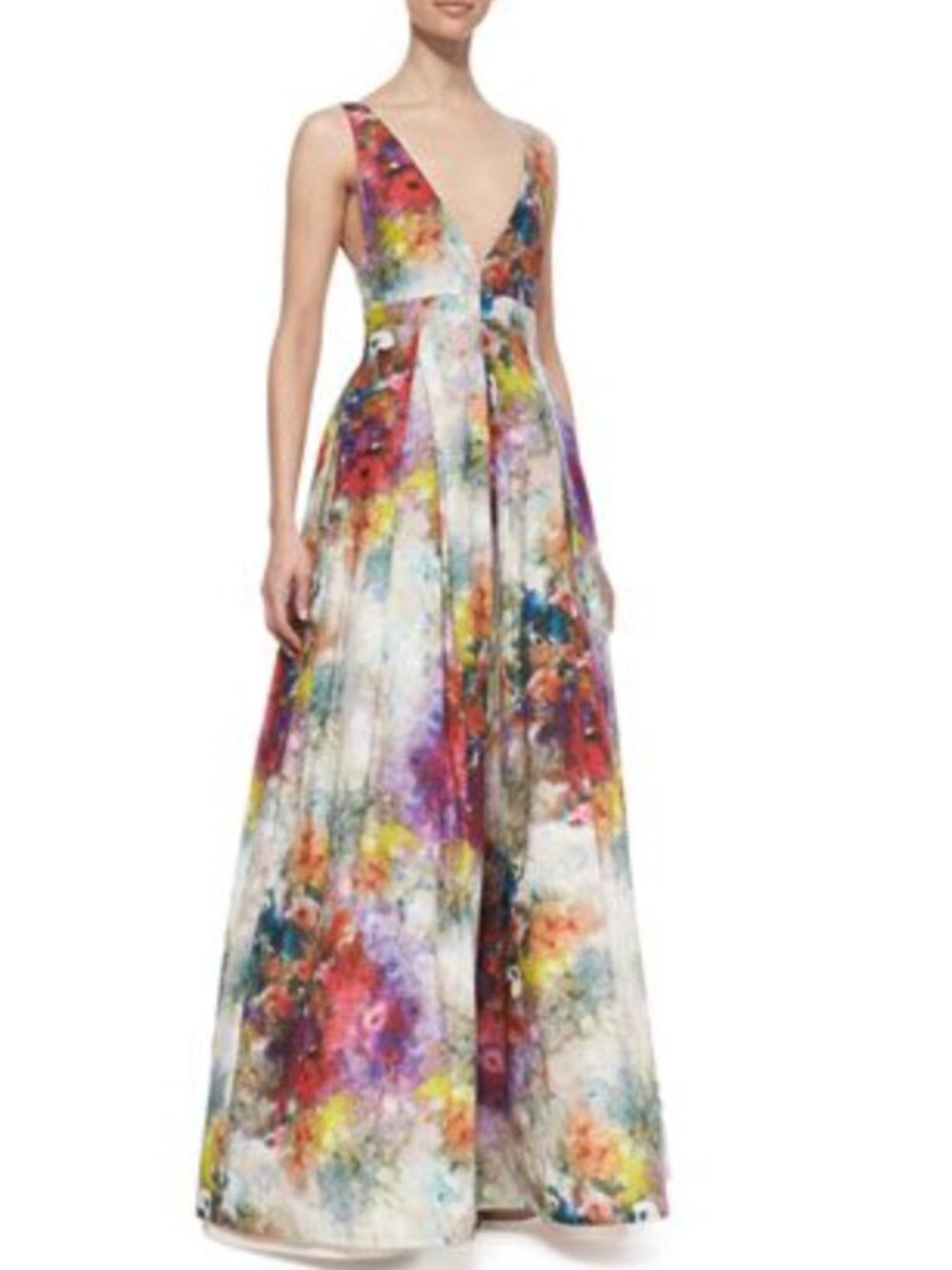 Alice and Olivia Chantal gown in Monet size 10